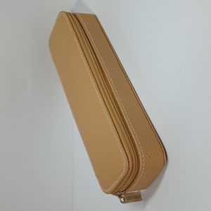 2/$15 Y2K Estee Lauder Makeup Case Camel Zipper Mirror